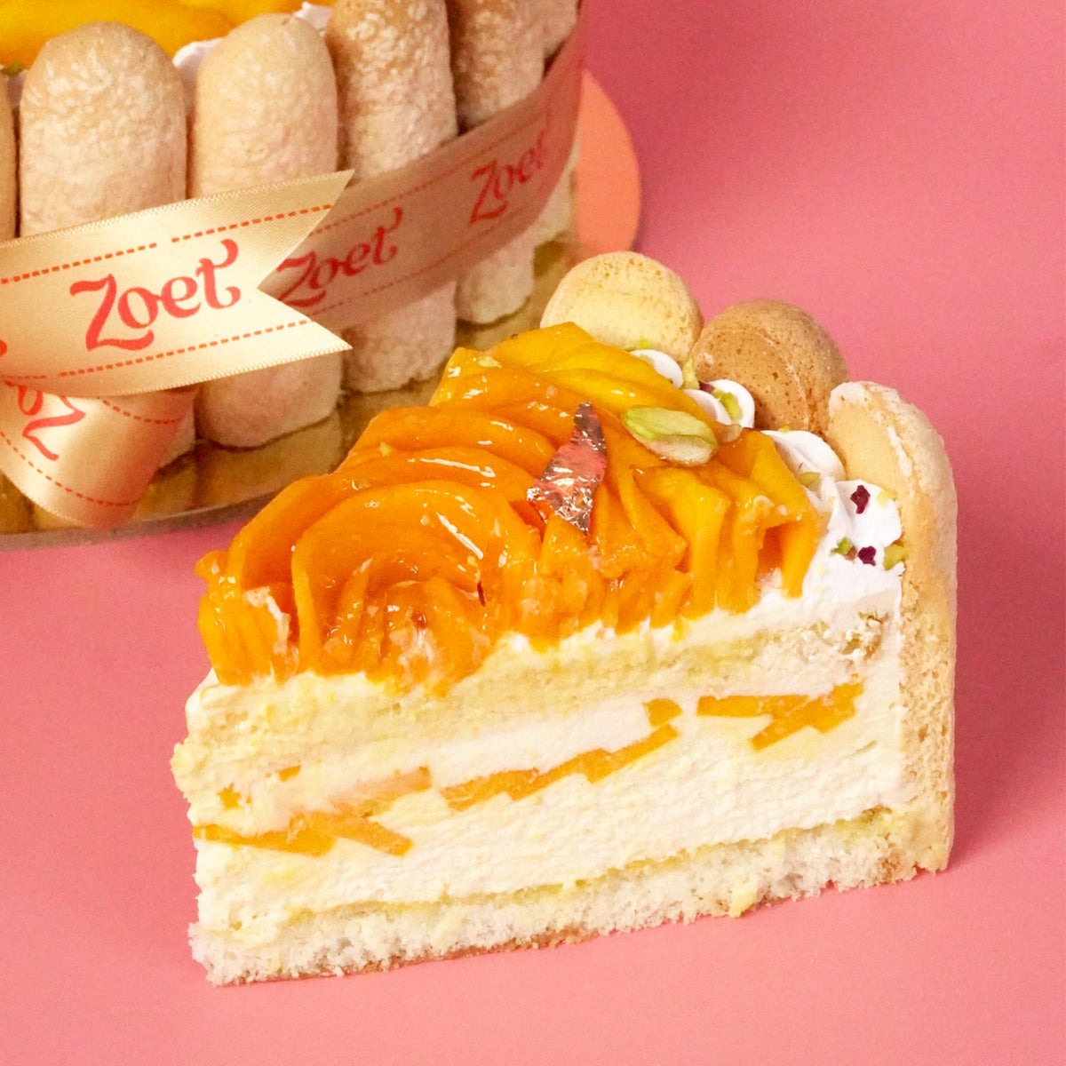 Fresh Alphonso Mango Custard Cake Delivery In Delhi, Noida & Gurugram