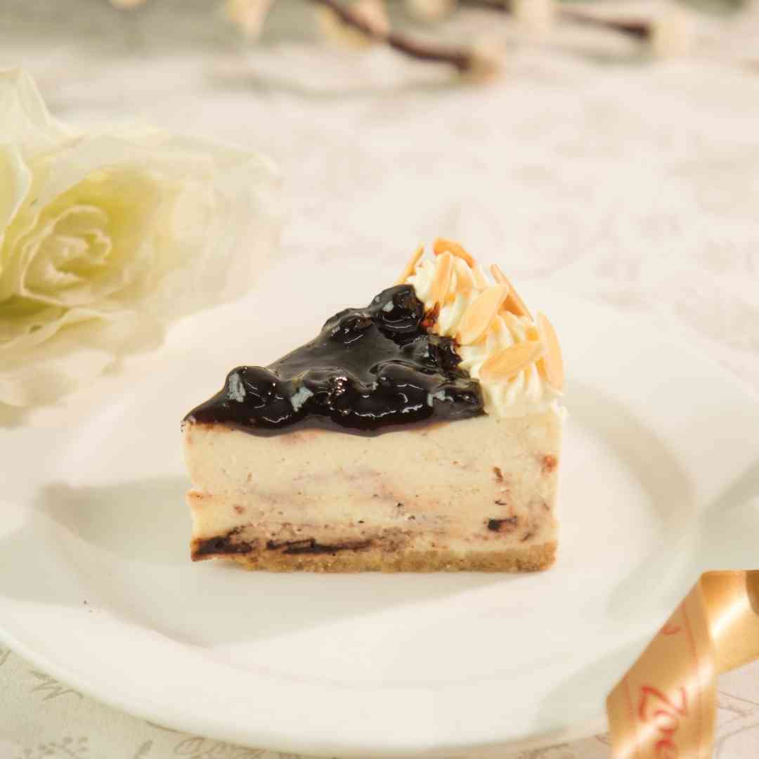 New york style Baked Blueberry Cheesecake. Delivered across Delhi NCR