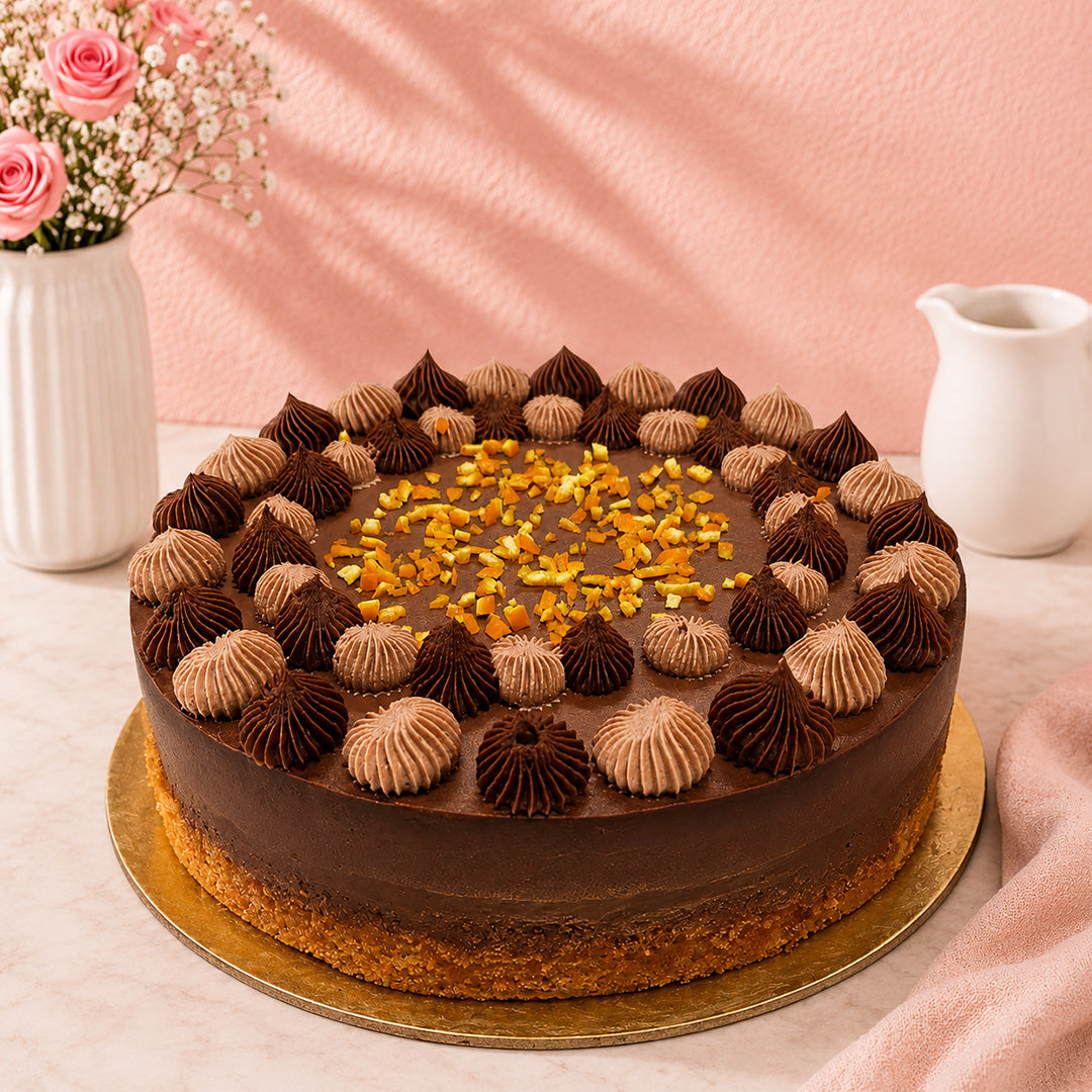 Sugar Free Gluten Free Chocolate Orange Cake