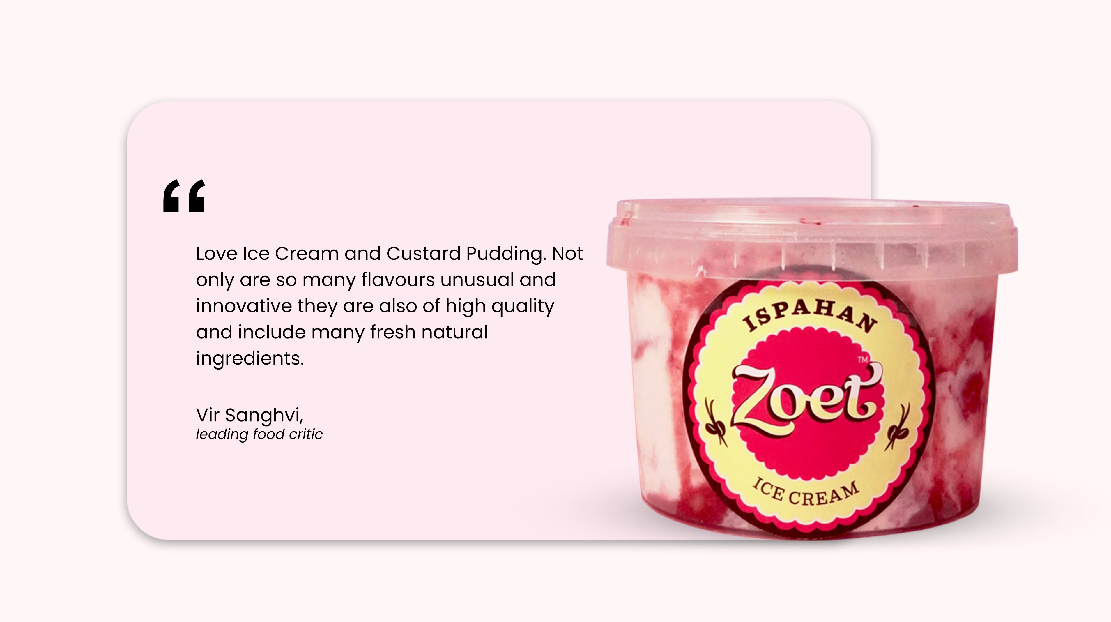 Ispahan Ice Cream