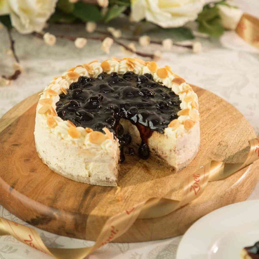 New york style Baked Blueberry Cheesecake. Delivered across Delhi NCR