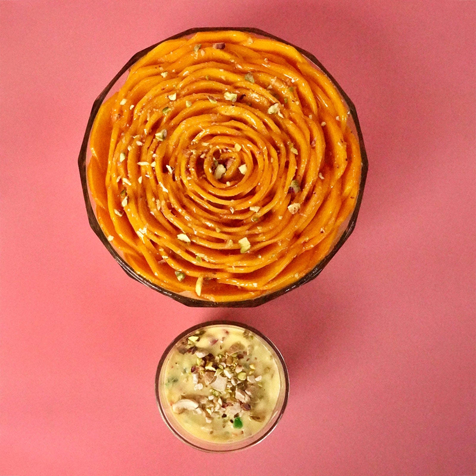 Mango Italian Cassata Pudding