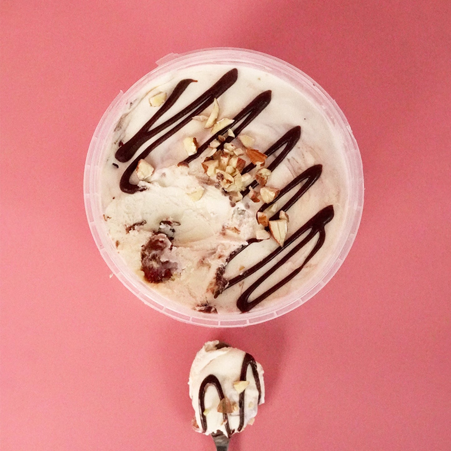 Almond Crunch Ice Cream (Eggless)