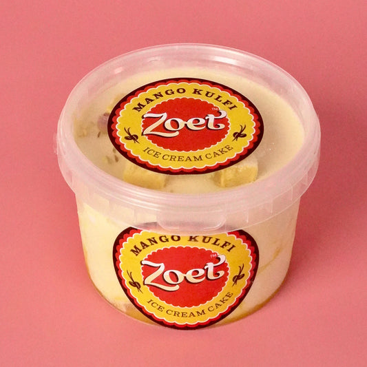 Mango Kulfi Ice Cream (Eggless)