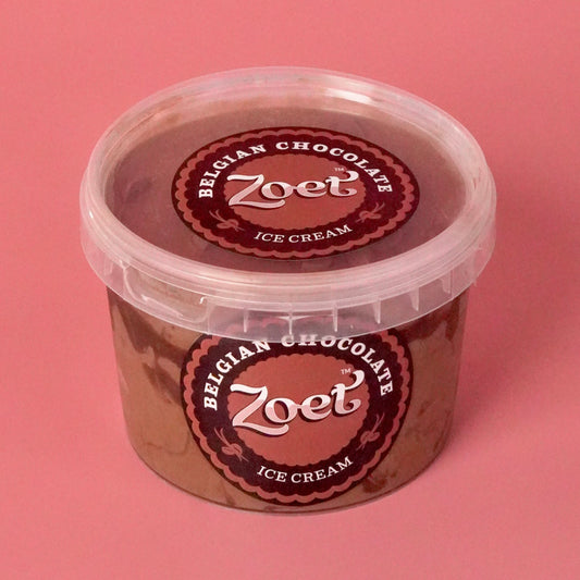 Belgian Chocolate Ice Cream (Eggless)